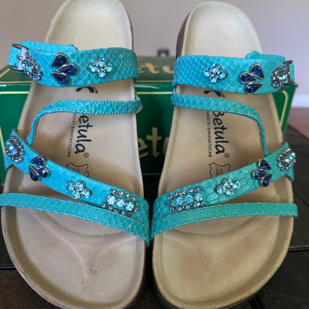 Betula by Birkenstock Turquoise Sandals